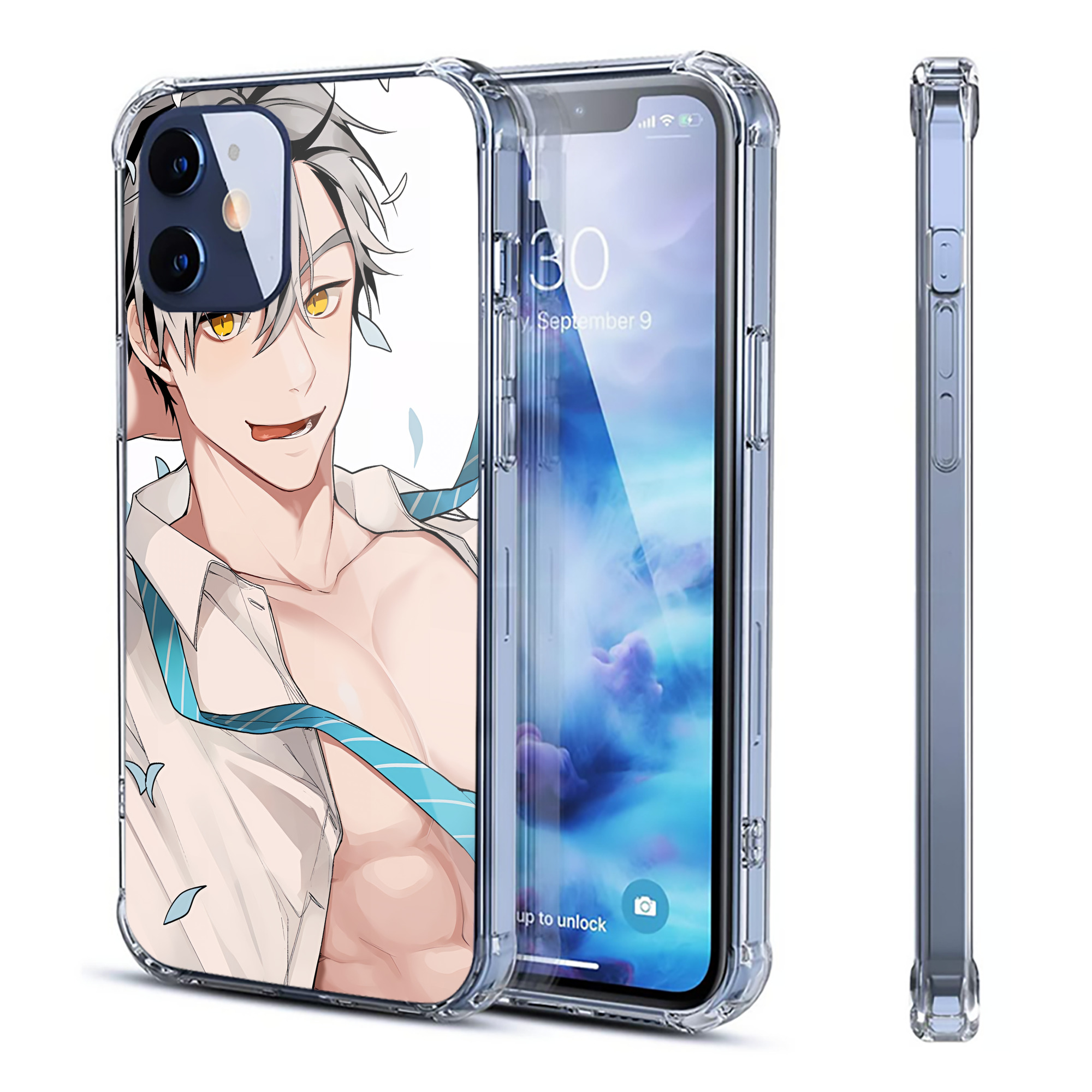 （画像用） ハイキュー!! Haikyu!! 【iPhone 12シリーズ対応】透明スマホケース（クリアソフトケース）